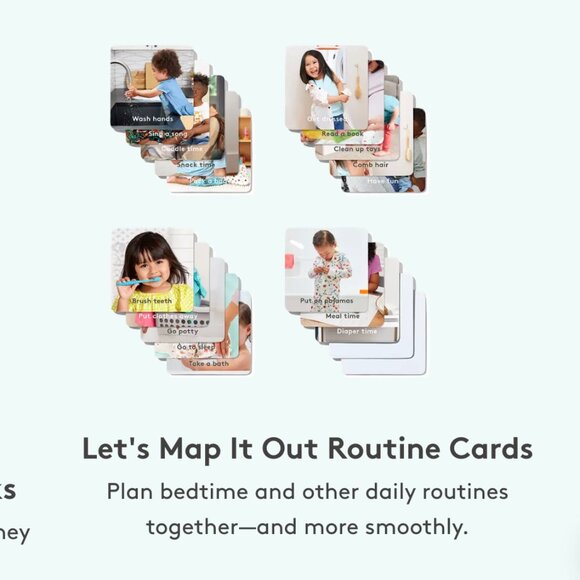 Lovevery Let's Map It Out Routine Cards - Picture 1 of 3